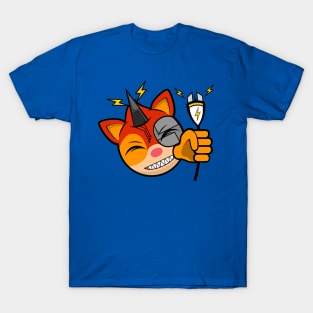 Unplugging Cyborg Squirrel Oskar T-Shirt